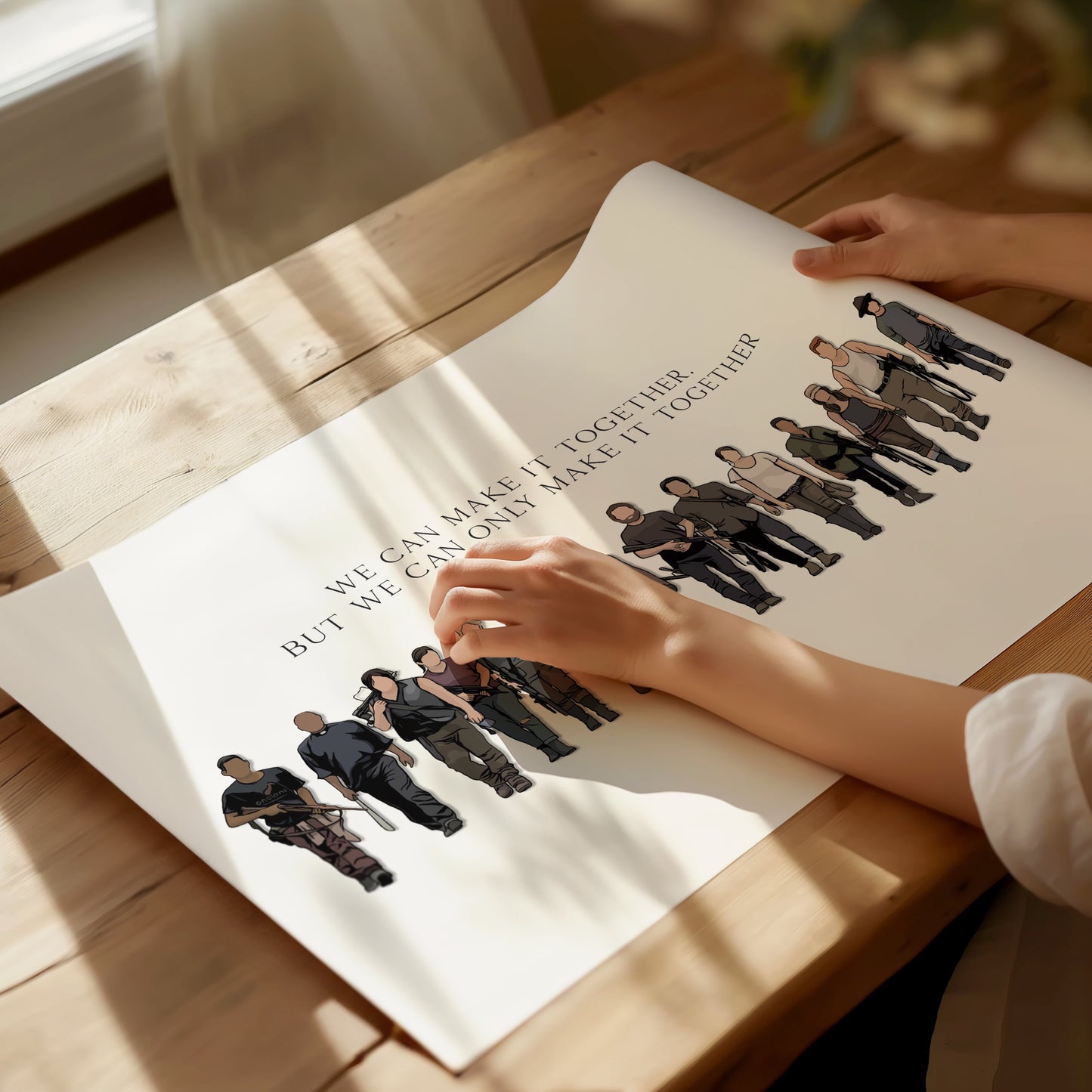The Walking Dead - Make it Together Print