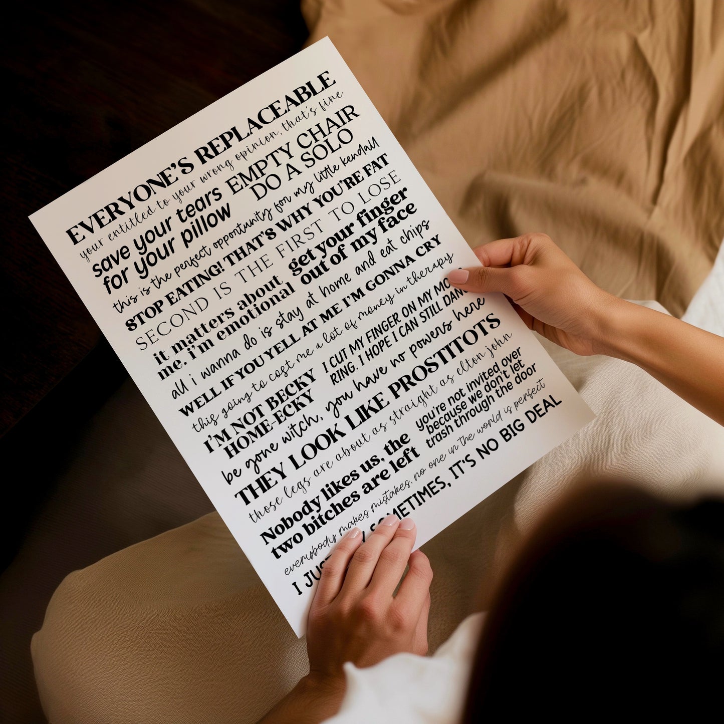 Dance Moms Quotes Print