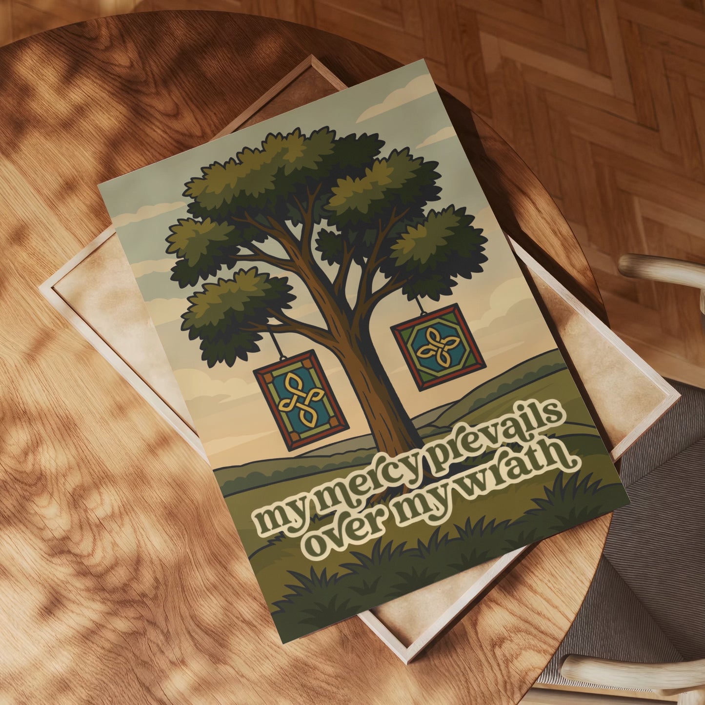 The Walking Dead - My Mercy Prevails Over My Wrath Print