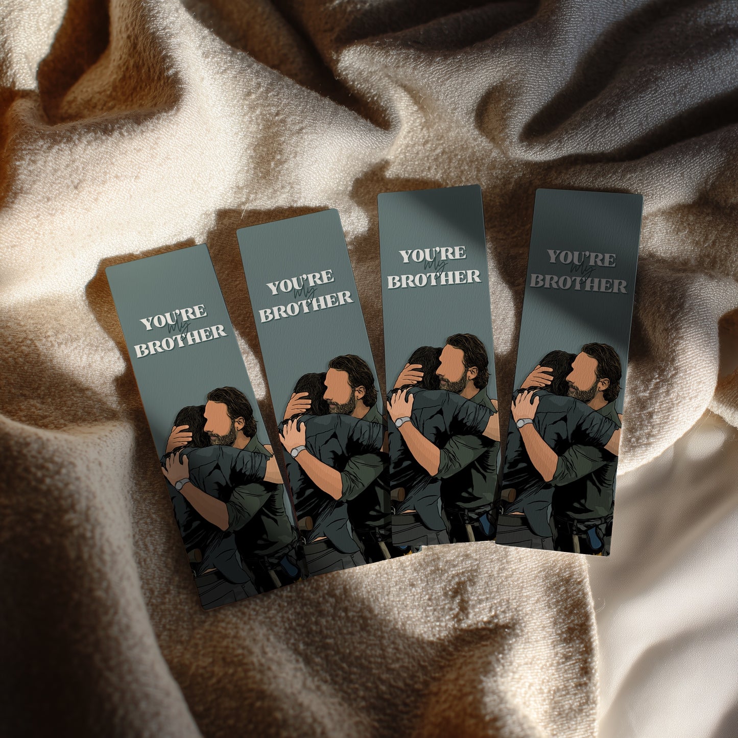 Rick and Daryl - You’re My Brother Bookmark