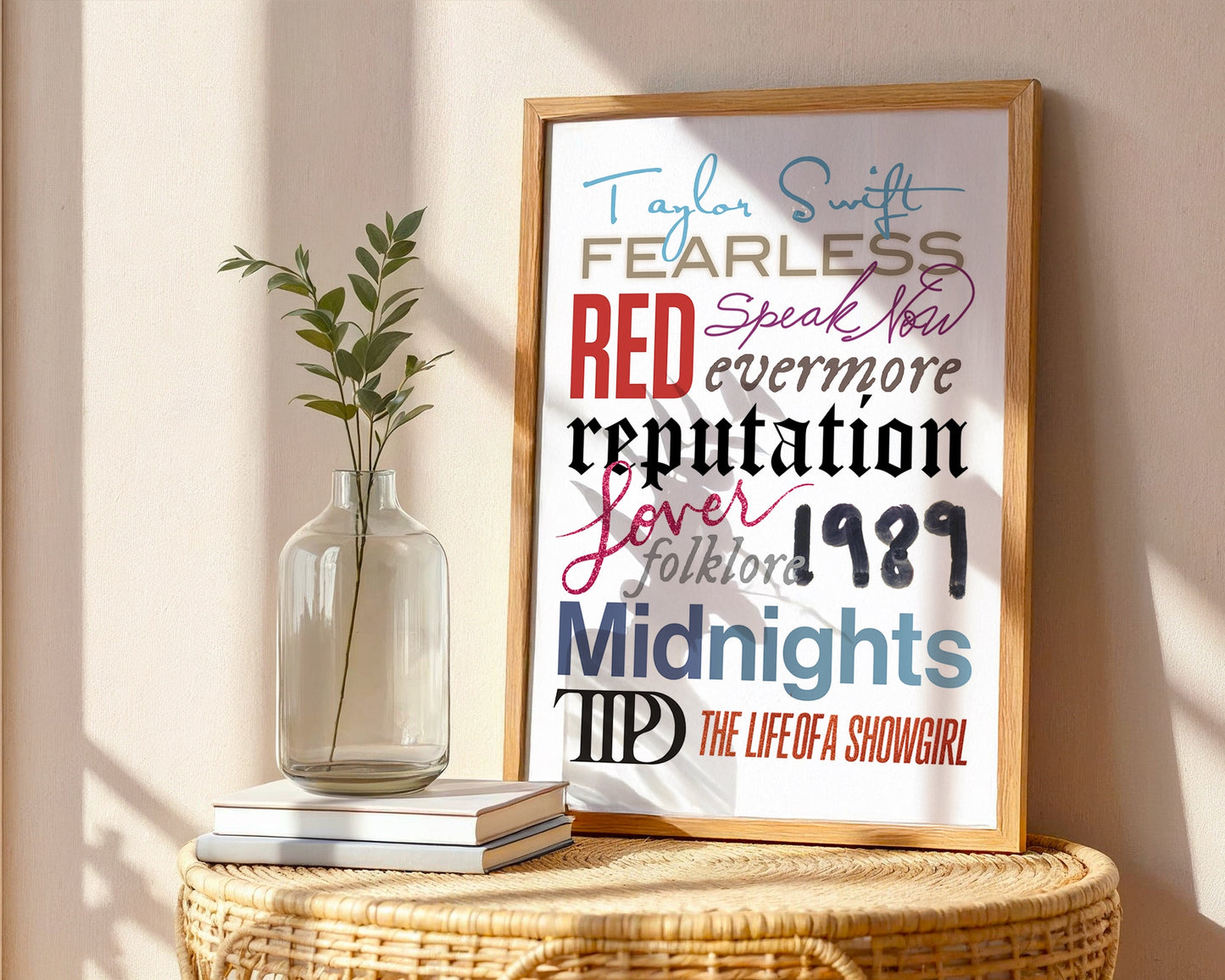 Taylor Swift Albums Print