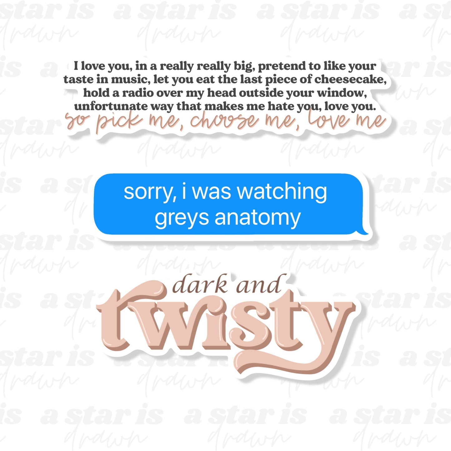 Greys Anatomy Stickers