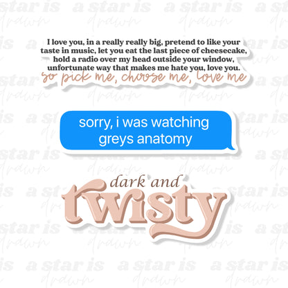 Greys Anatomy Stickers