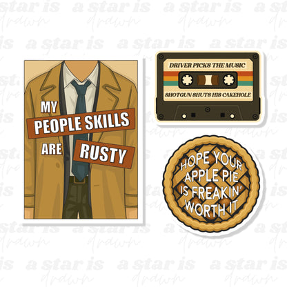Supernatural Stickers
