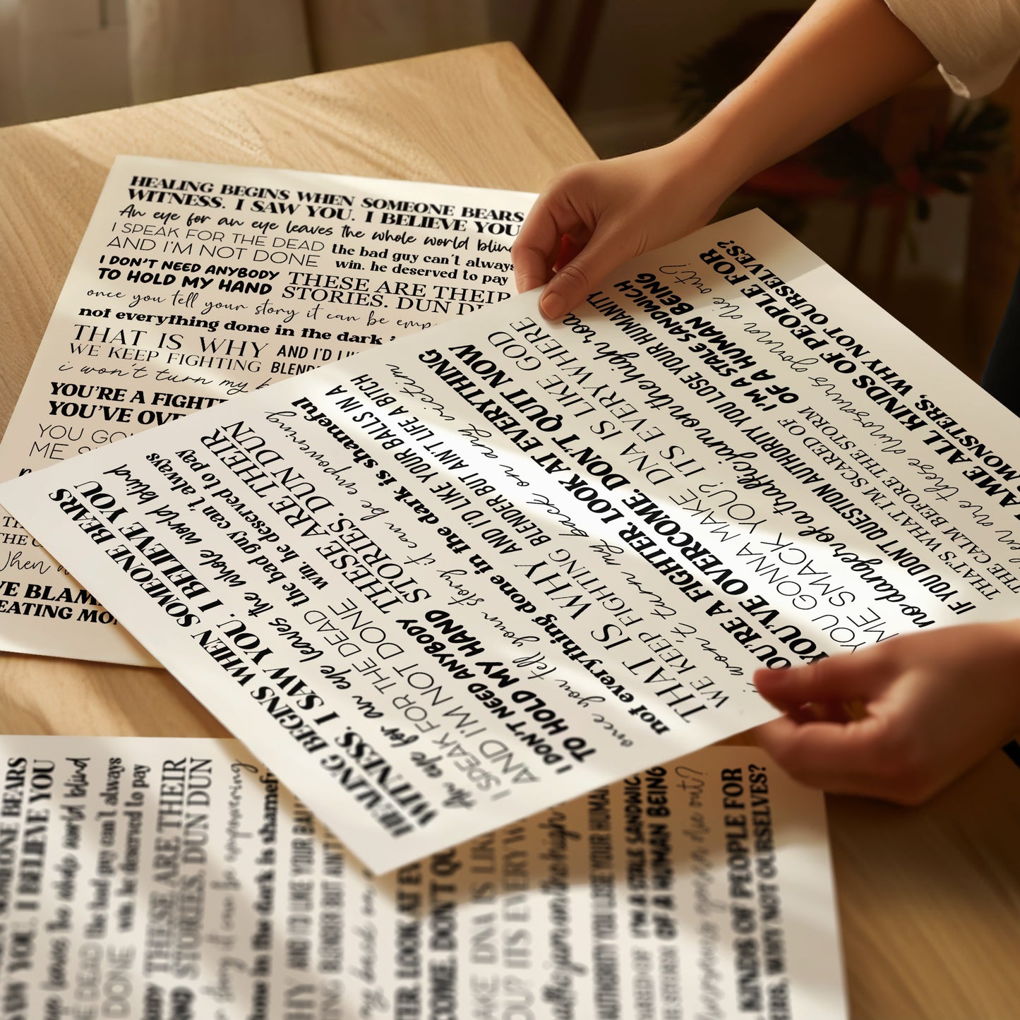 Law and Order: SVU Quotes Print