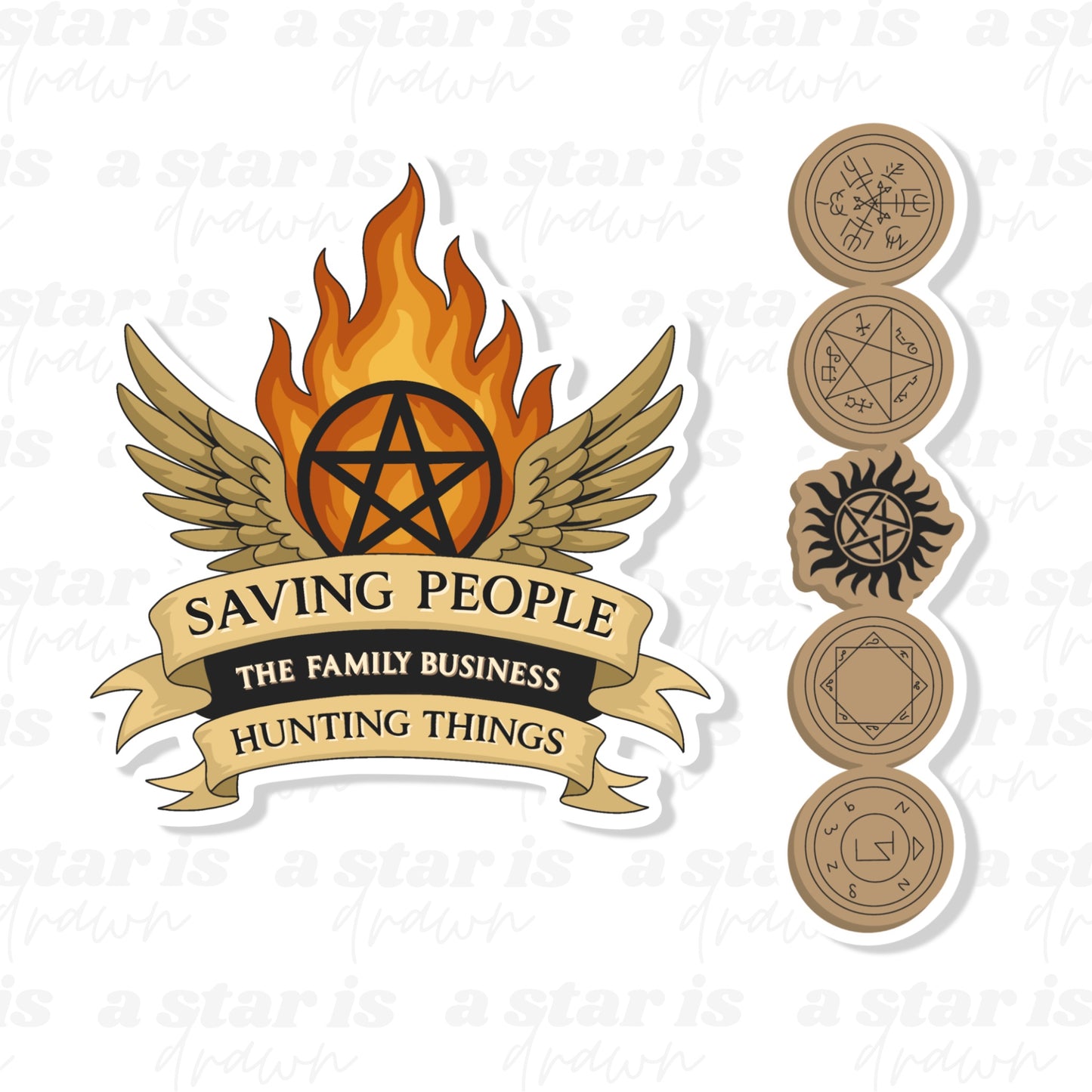 Supernatural Stickers
