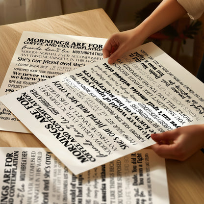 Stranger Things Quotes Print