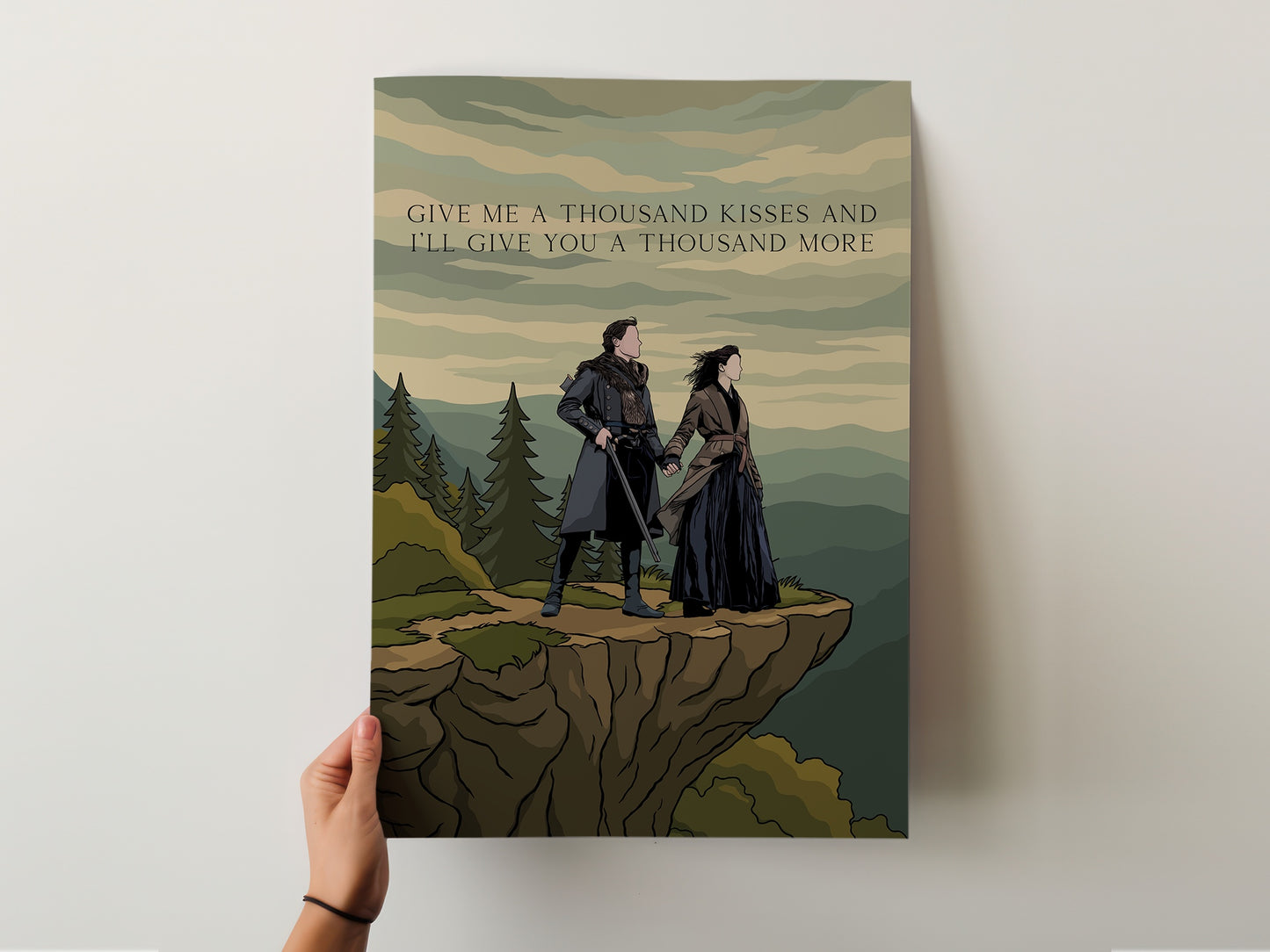 Outlander - A Thousand Kisses Print