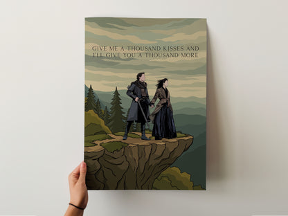 Outlander - A Thousand Kisses Print