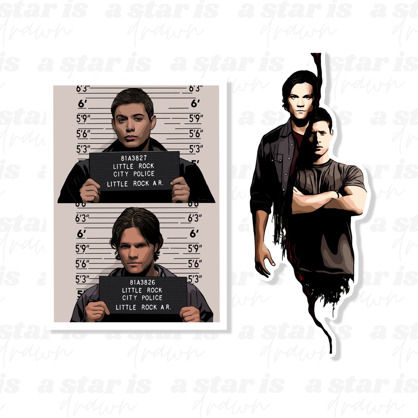 Supernatural Stickers