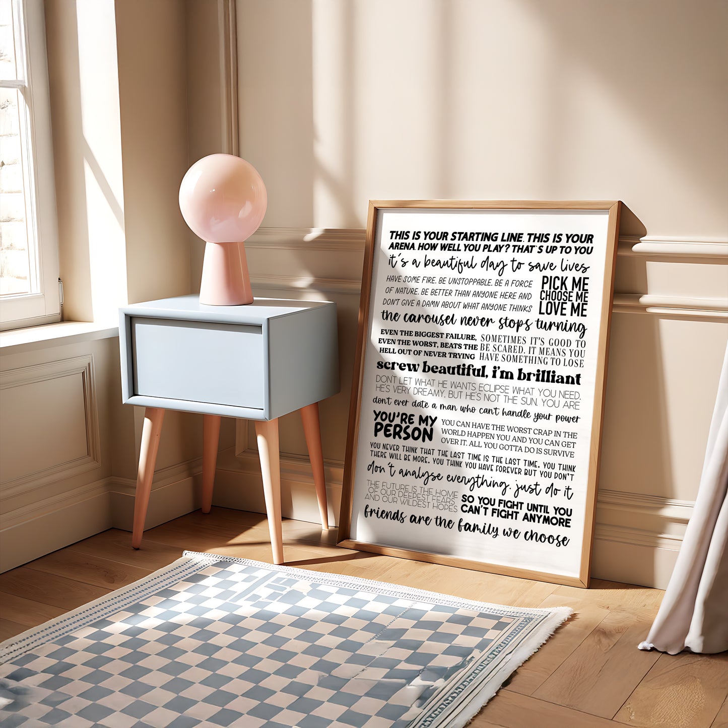 Greys Anatomy Quotes Print