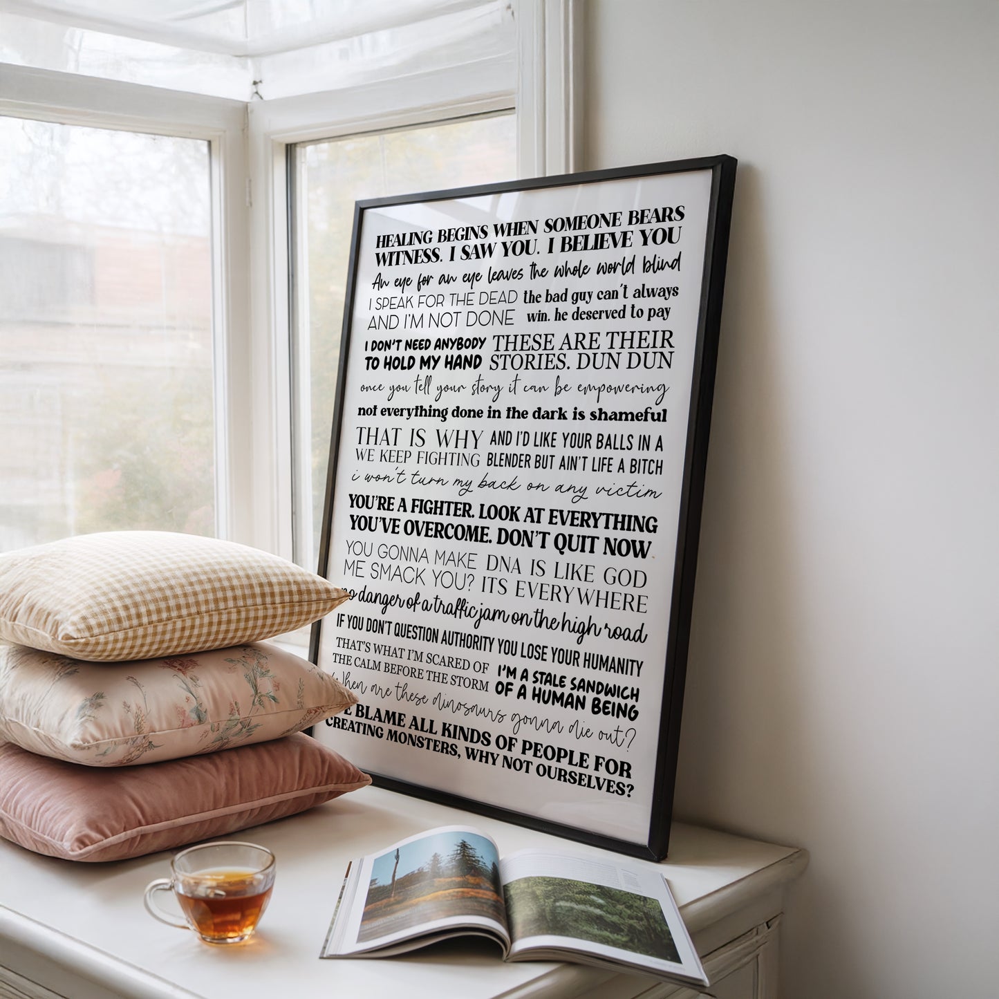 Law and Order: SVU Quotes Print