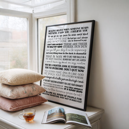 Law and Order: SVU Quotes Print