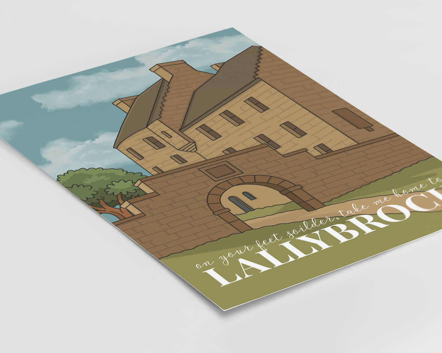 Outlander - Take Me Home to Lallybroch Print