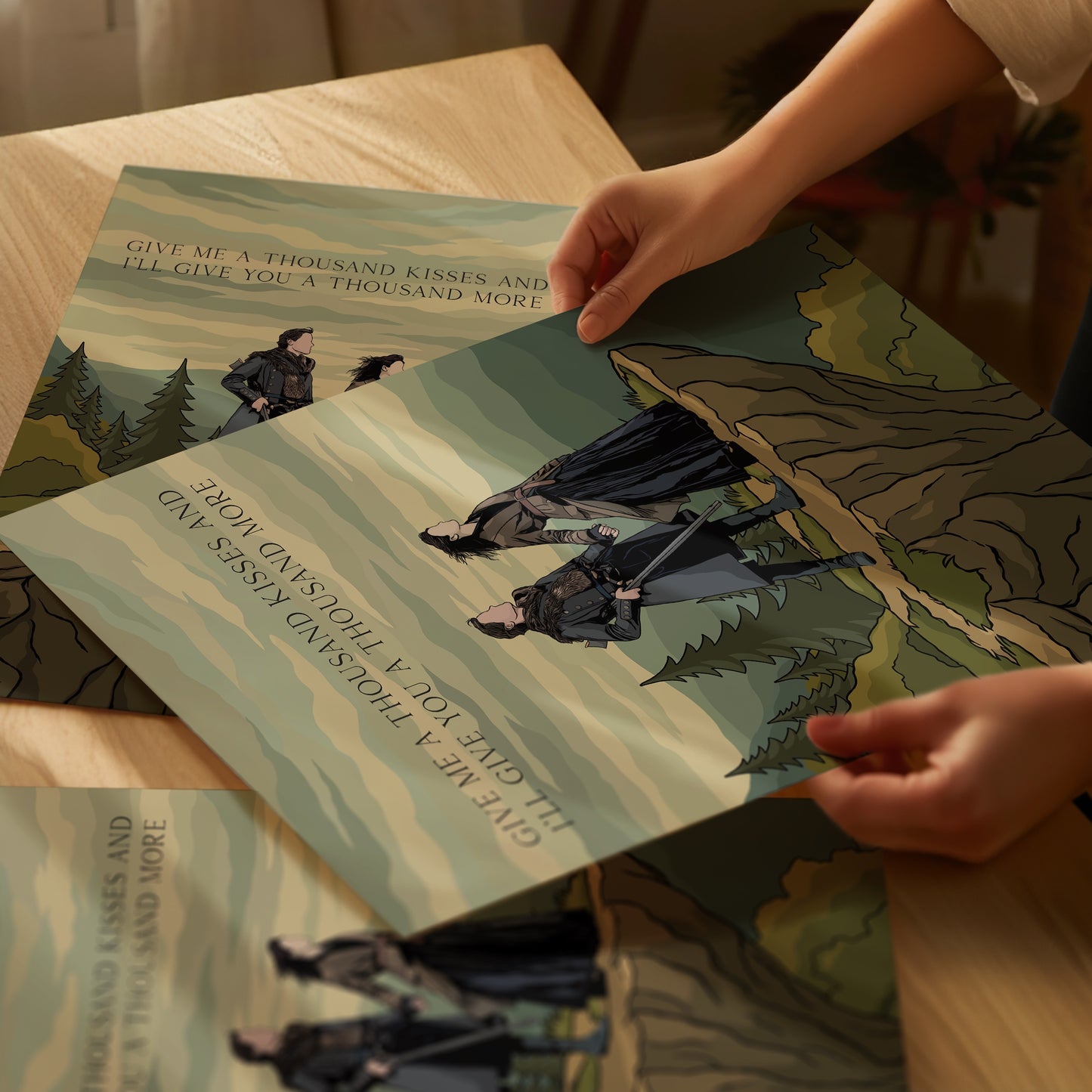 Outlander - A Thousand Kisses Print