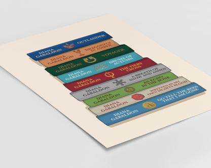 Outlander Book Series Print