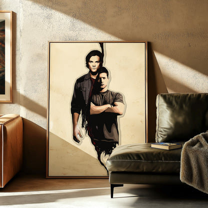Supernatural - Sam and Dean Winchester Print