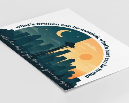 Greys Anatomy - The Sun’s Gonna Rise Again Print