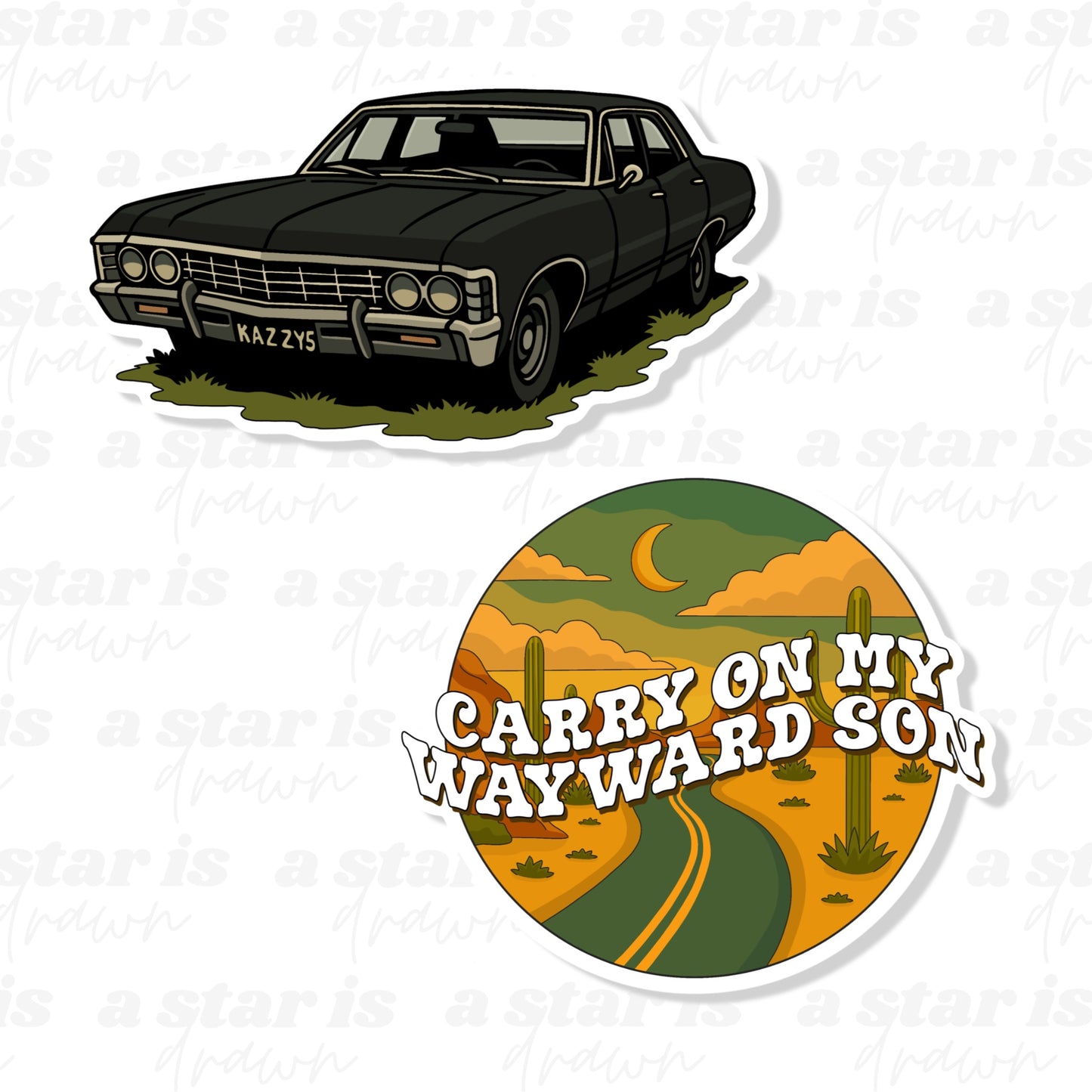 Supernatural Stickers