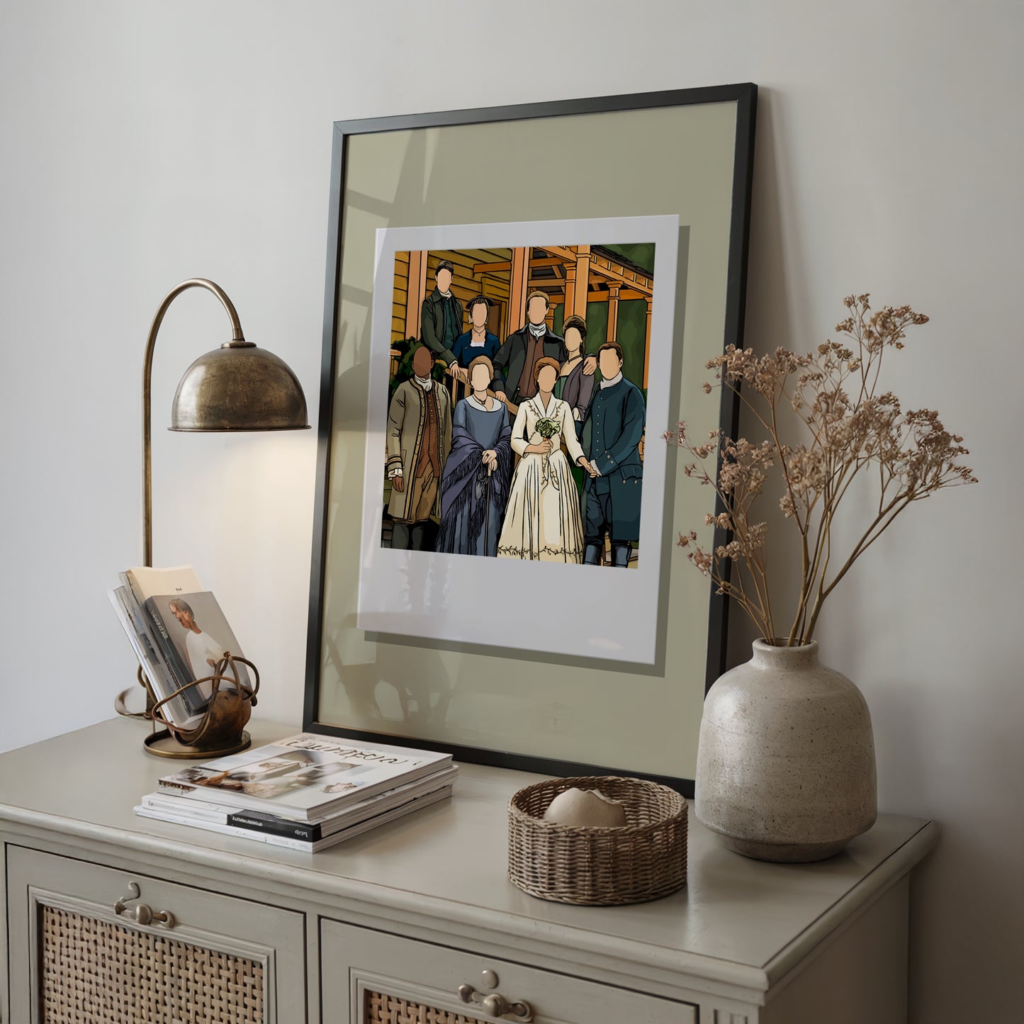 Outlander - MacKenzie/Fraser Wedding Polaroid Print