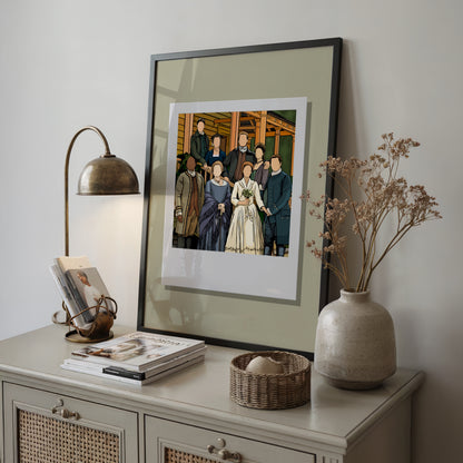 Outlander - MacKenzie/Fraser Wedding Polaroid Print