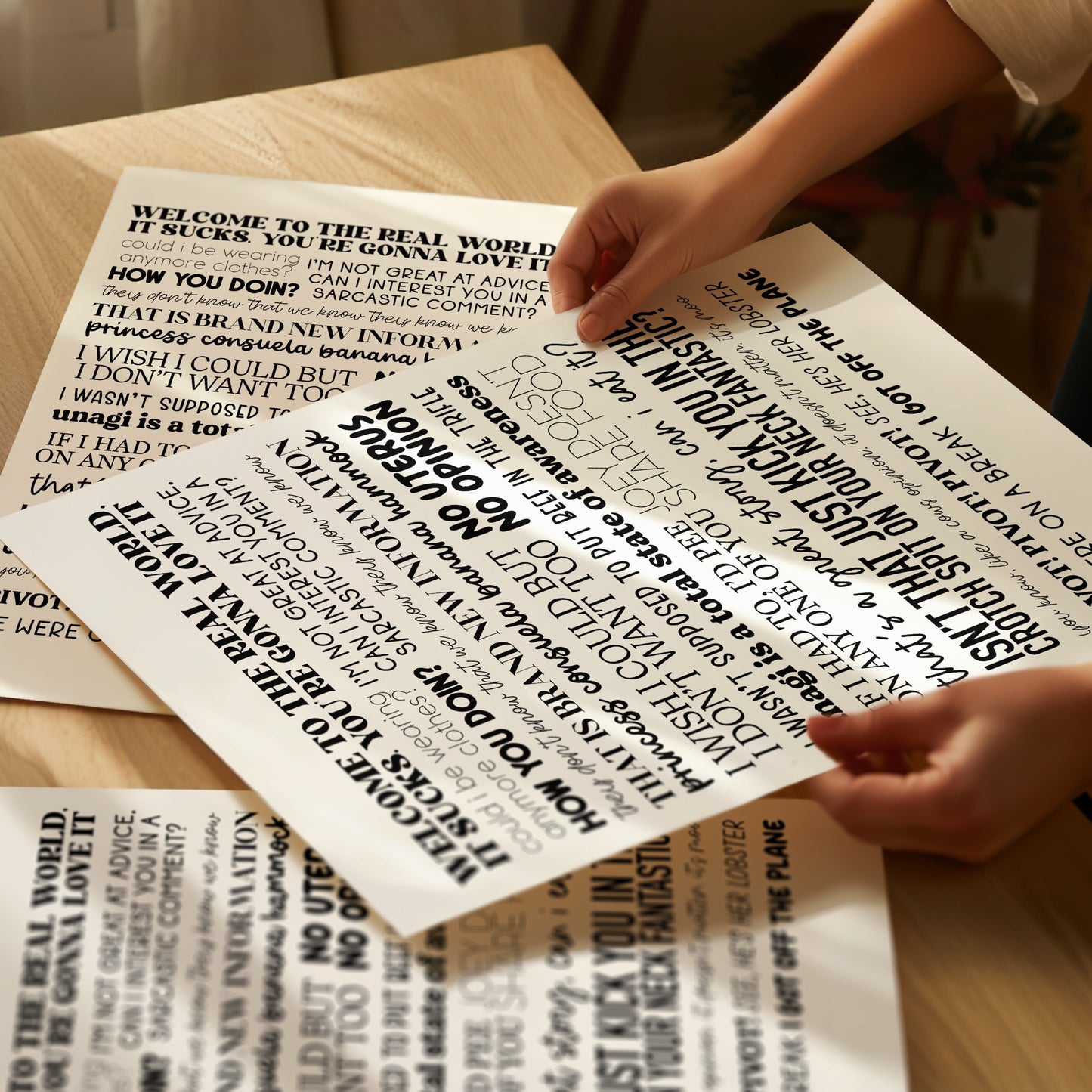 Friends Quotes Print