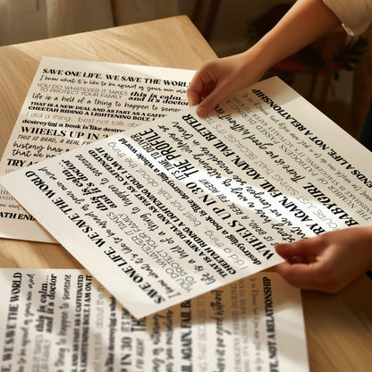 Criminal Minds Quotes Print