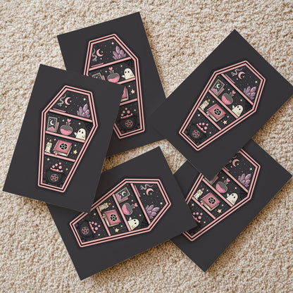 Witchy Bookshelf Print