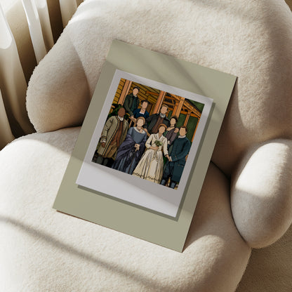 Outlander - MacKenzie/Fraser Wedding Polaroid Print
