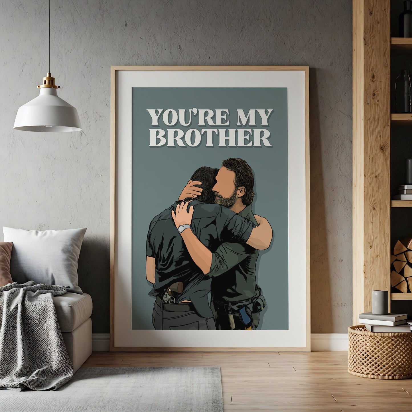 The Walking Dead - You’re My Brother Print