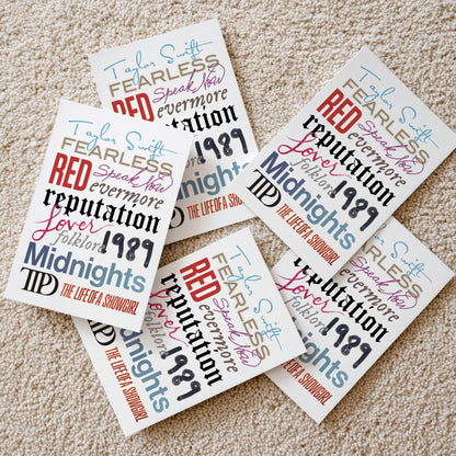 Taylor Swift Albums Print