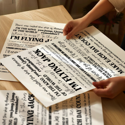 Titanic Quotes Print