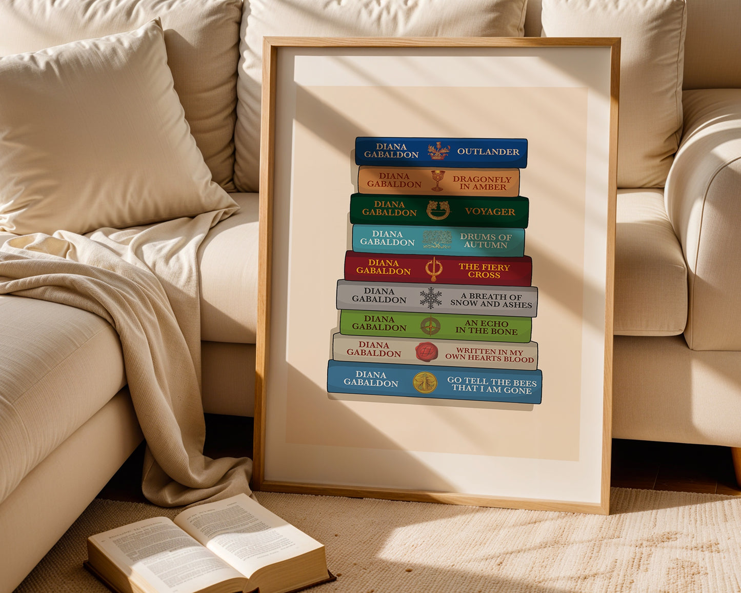 Outlander Book Series Print