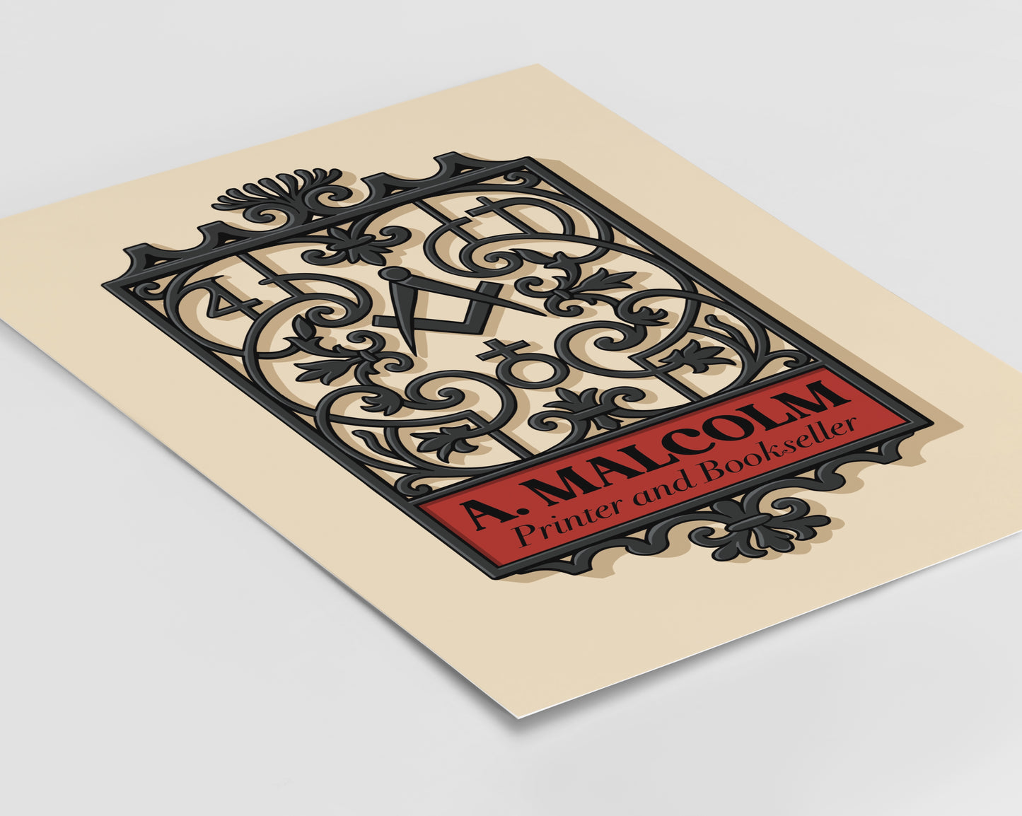 Outlander - A. Malcolm/Jamie’s Shop Print