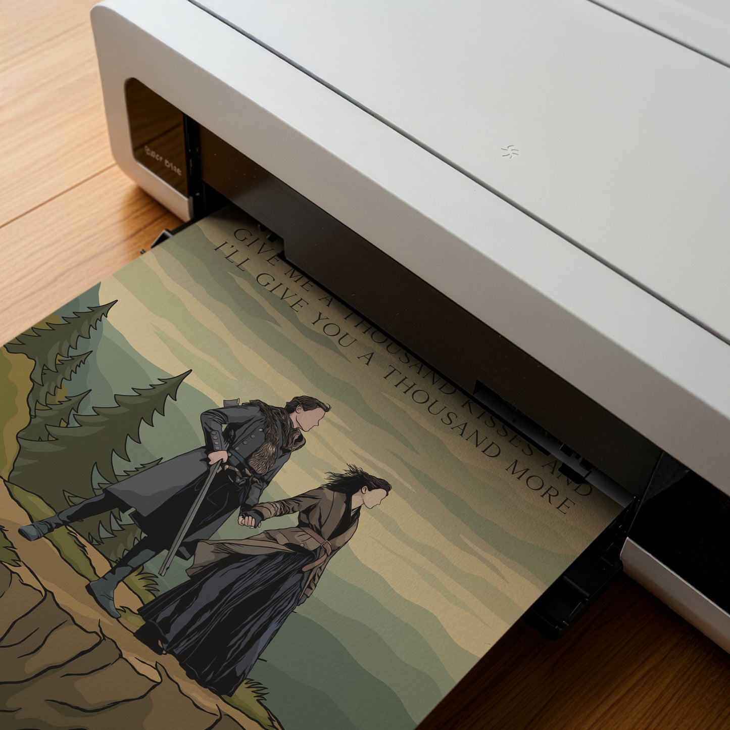 Outlander - A Thousand Kisses Print