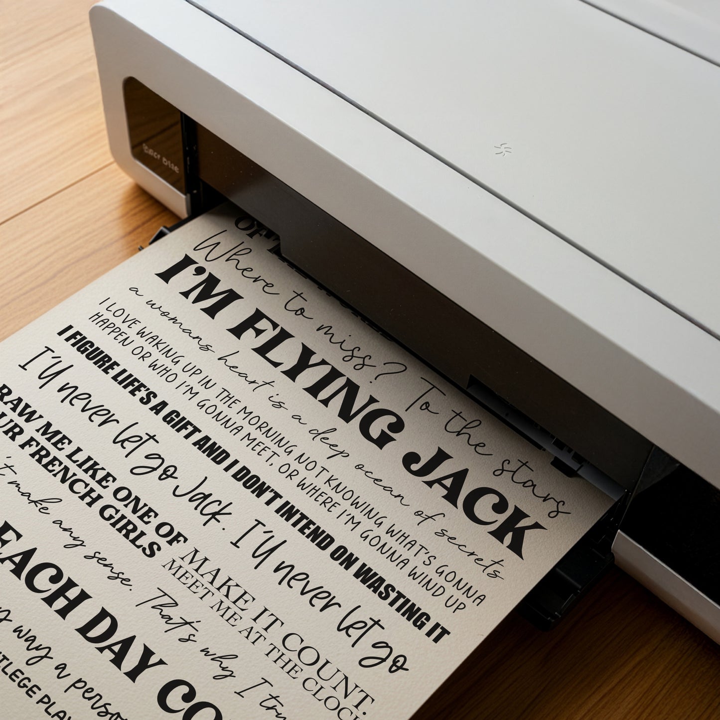 Titanic Quotes Print