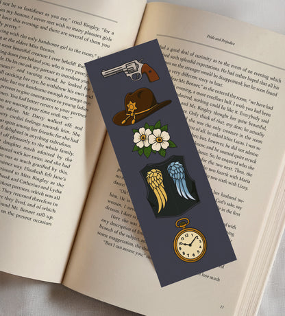 The Walking Dead Icons Bookmark