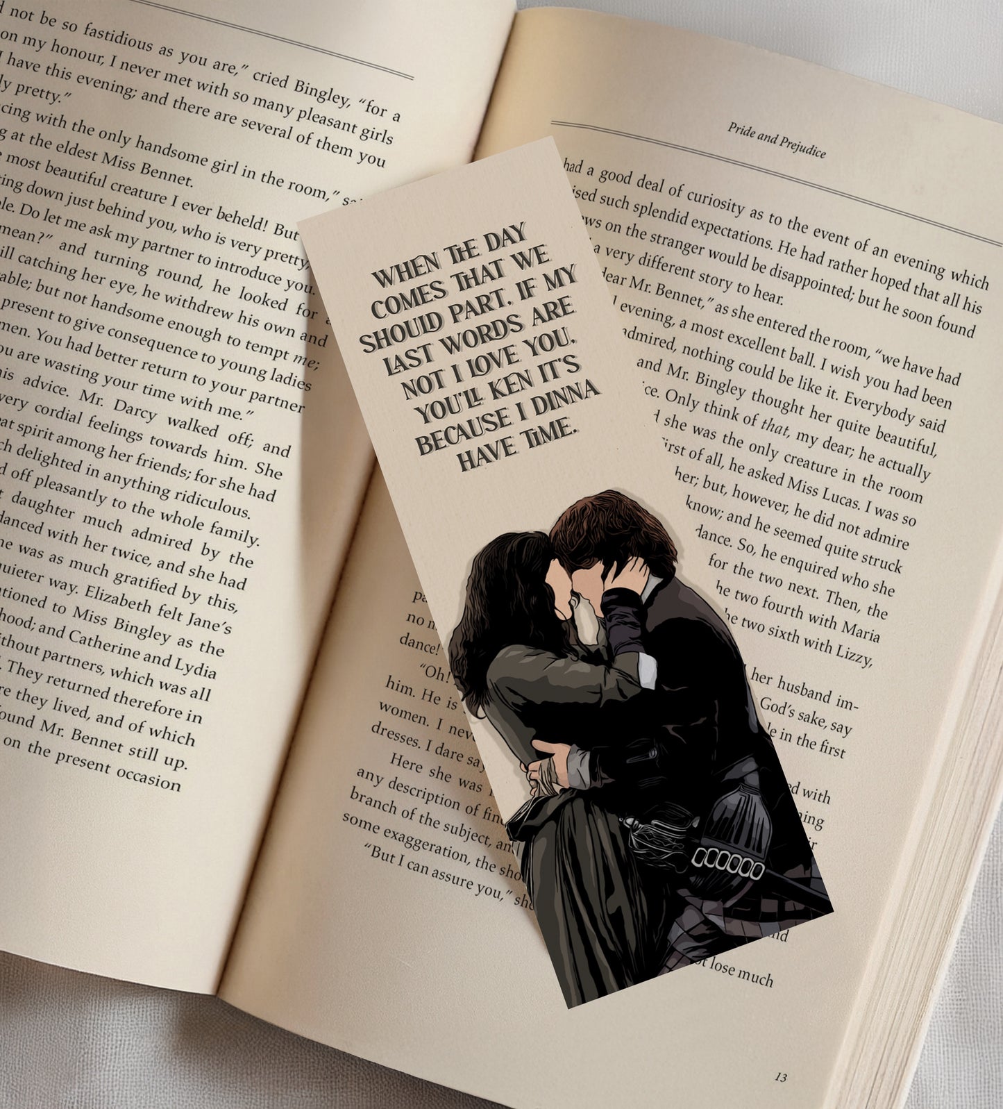 When the Day Comes - Outlander Bookmark