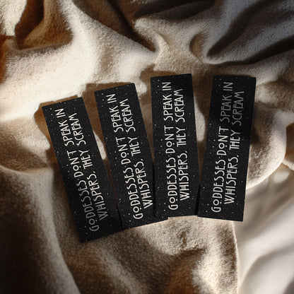 Goddesses Don’t Speak in Whispers Bookmark