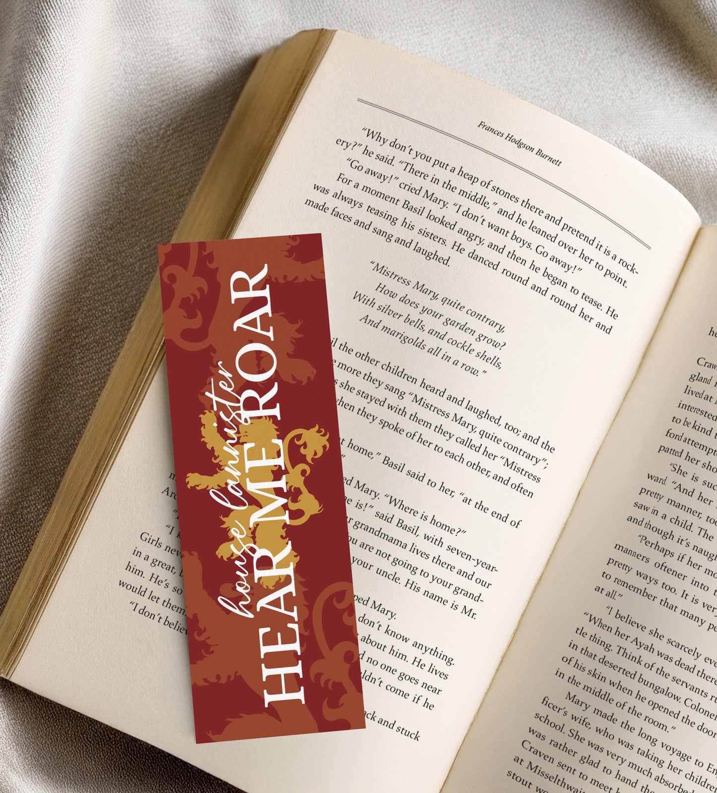 House Lannister Bookmark