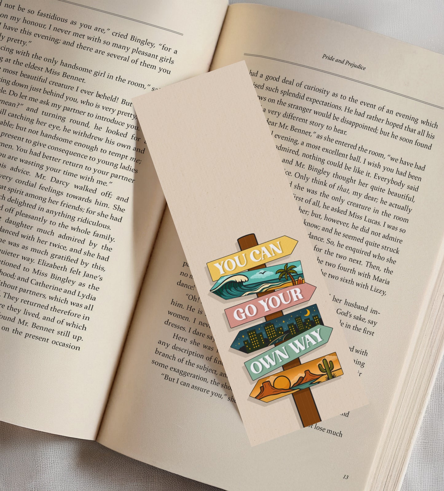 Go Your Own Way Bookmark