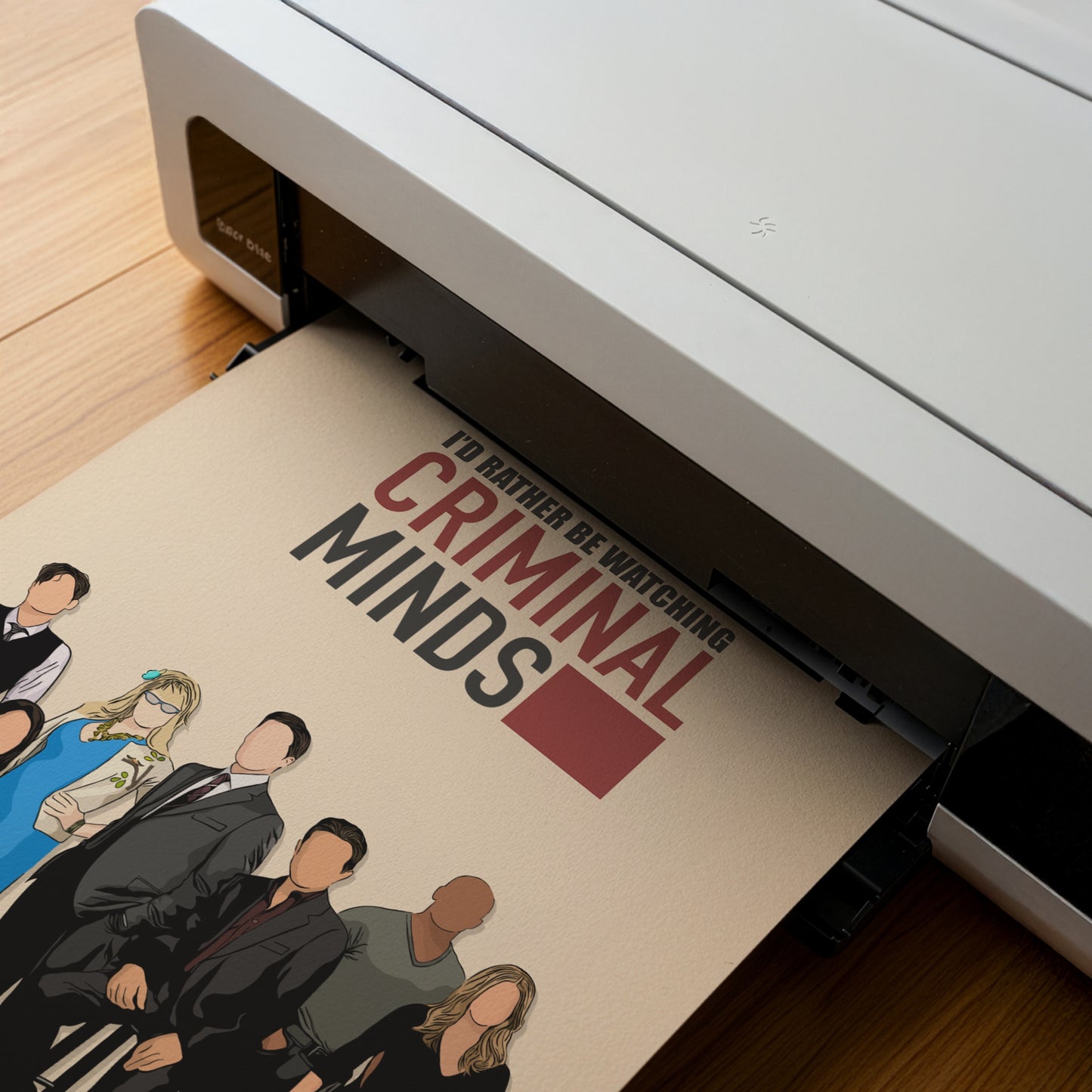 I’d Rather be Watching Criminal Minds Print