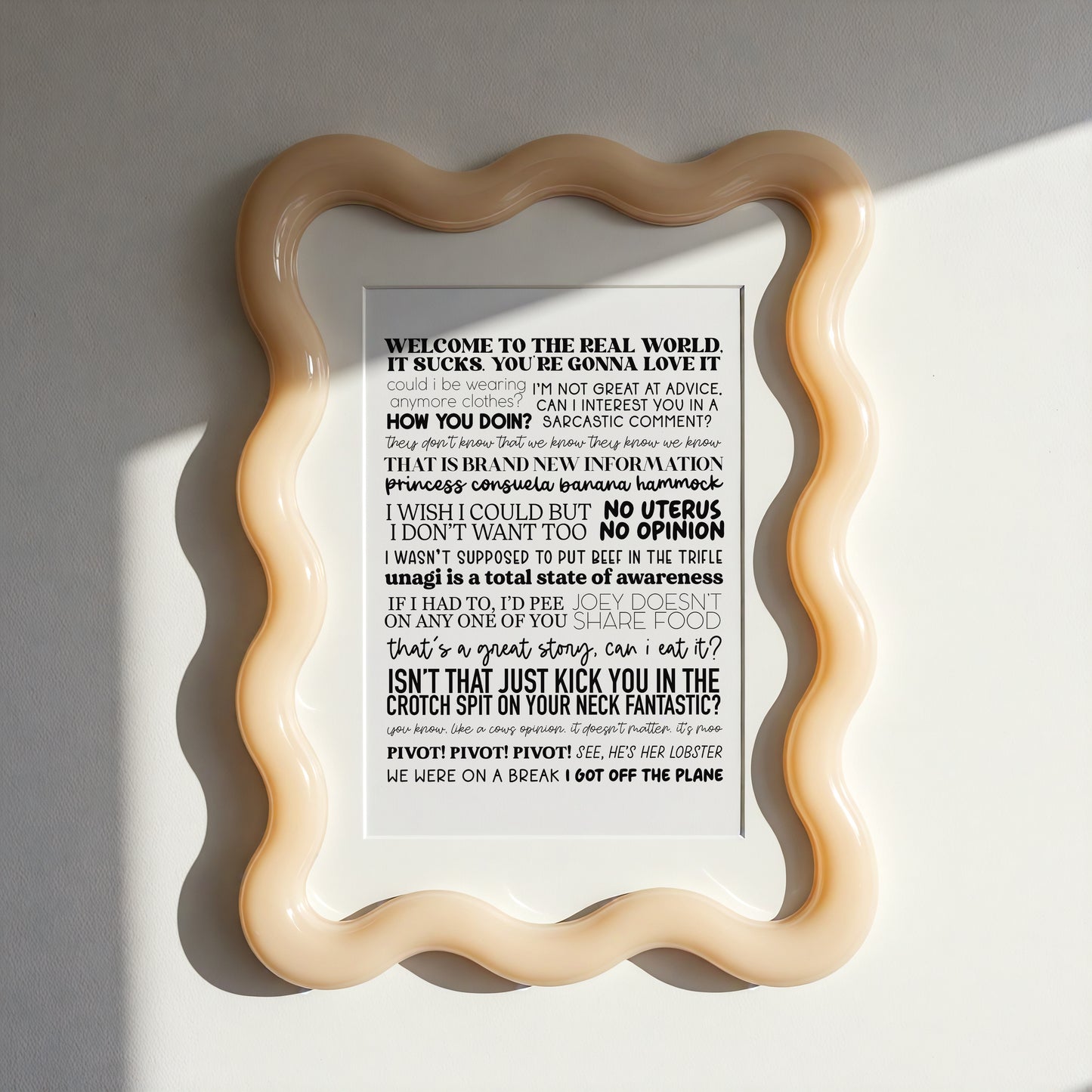 Friends Quotes Print