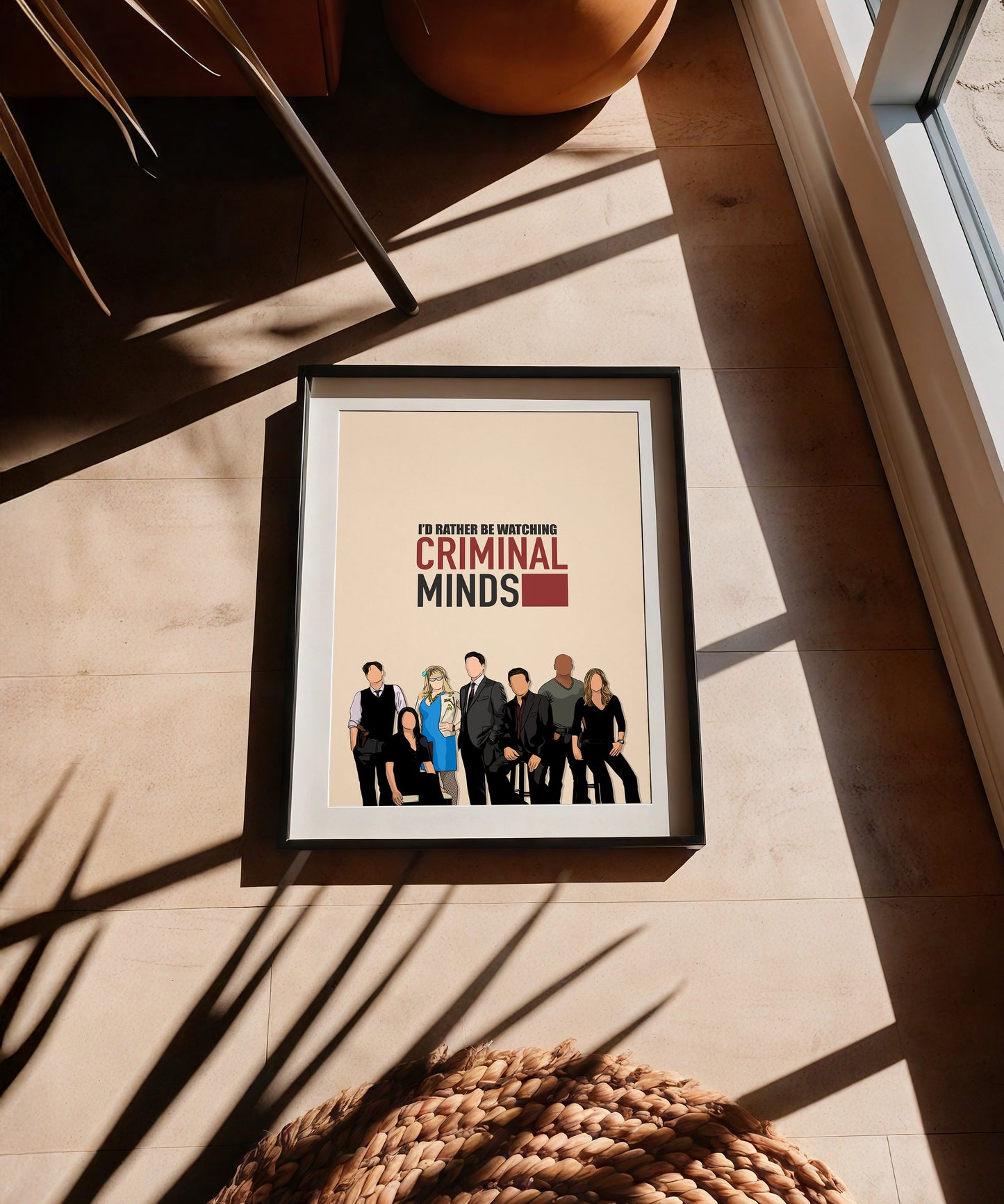 I’d Rather be Watching Criminal Minds Print