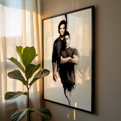 Supernatural - Sam and Dean Winchester Print