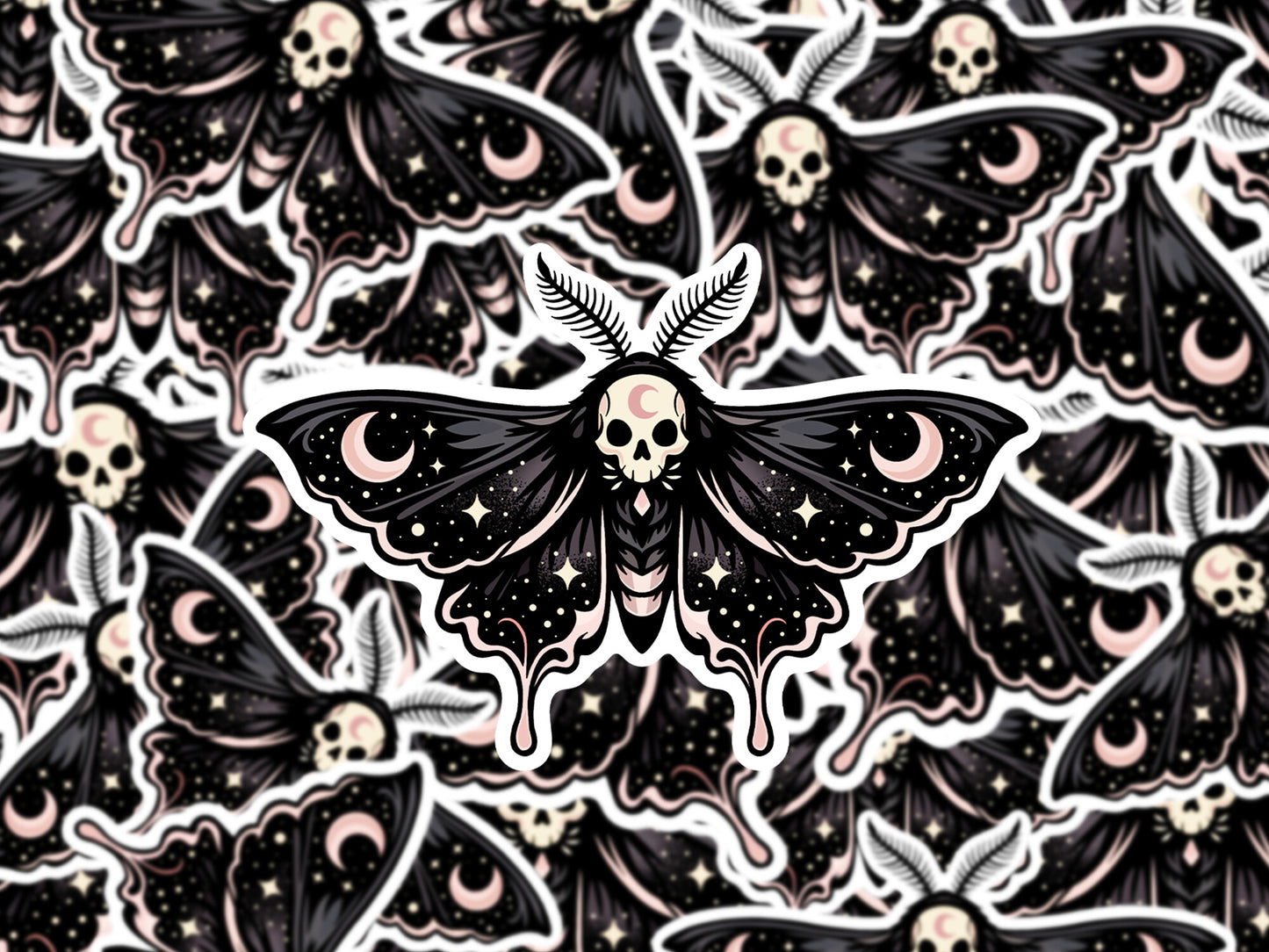 Celestial Moth Sticker