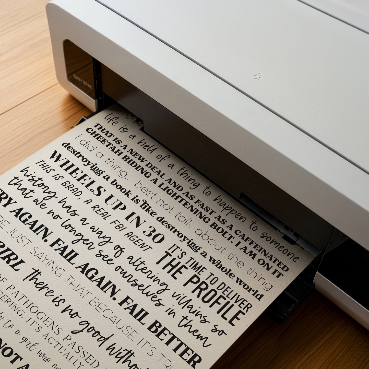 Criminal Minds Quotes Print