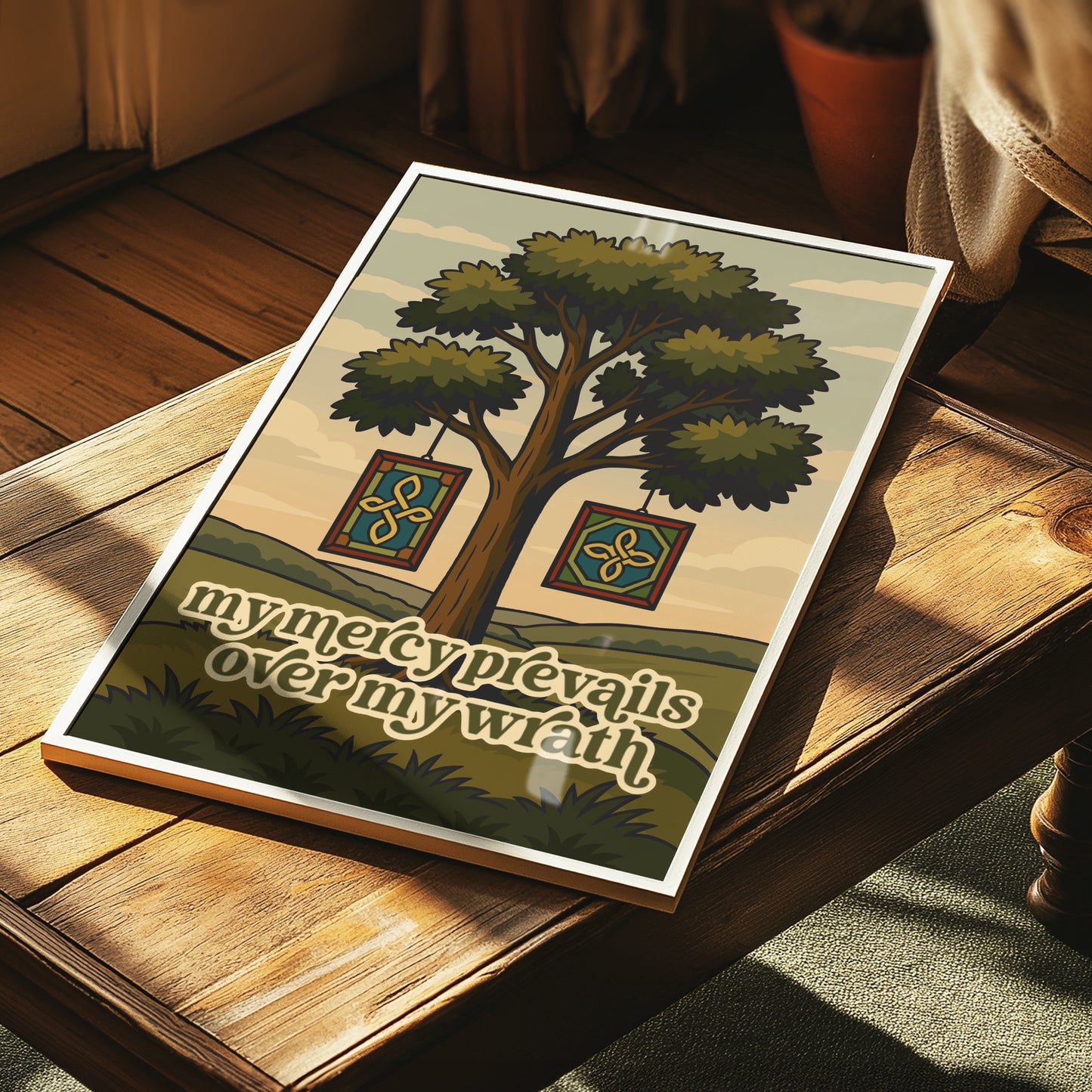 The Walking Dead - My Mercy Prevails Over My Wrath Print