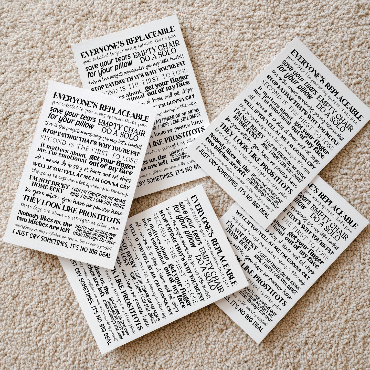 Dance Moms Quotes Print