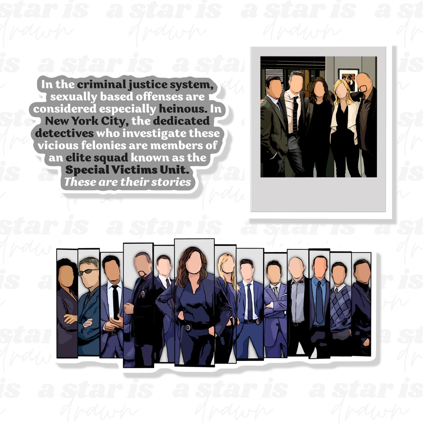 Law and Order: SVU Stickers